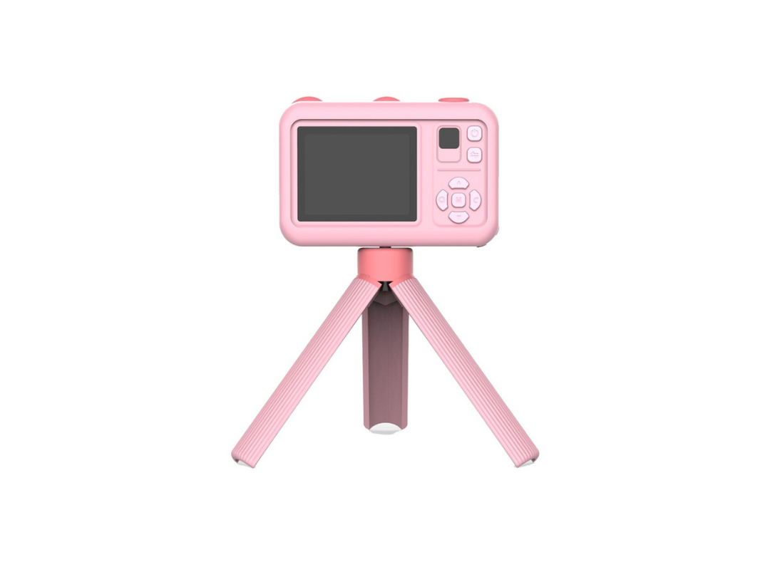 Porodo Kids 26MP Digital Camera with Tripod Stand – Pink Porodo Kids 26MP Digital Camera with Tripod Stand – Pink